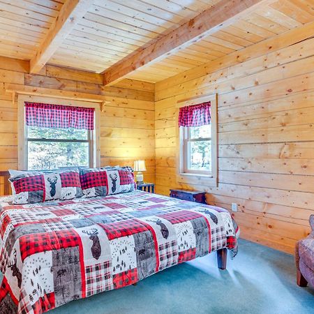 Secluded Black Hawk Log Cabin With Fire Pit! Zewnętrze zdjęcie