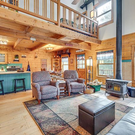 Secluded Black Hawk Log Cabin With Fire Pit! Zewnętrze zdjęcie