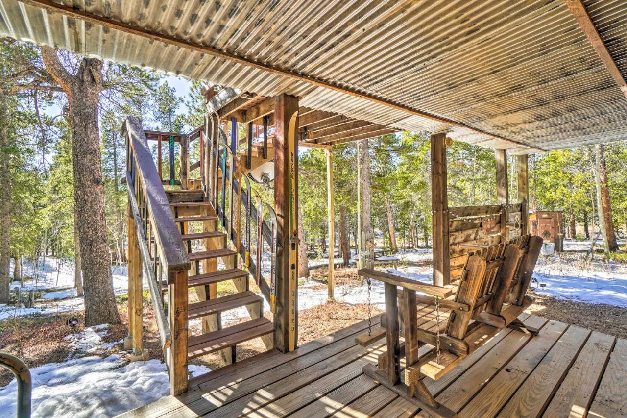 Secluded Black Hawk Log Cabin With Fire Pit! Zewnętrze zdjęcie