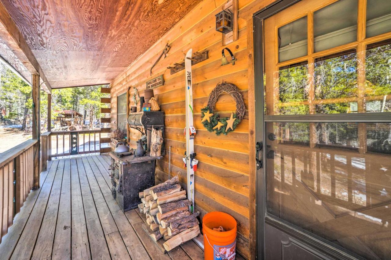 Secluded Black Hawk Log Cabin With Fire Pit! Zewnętrze zdjęcie