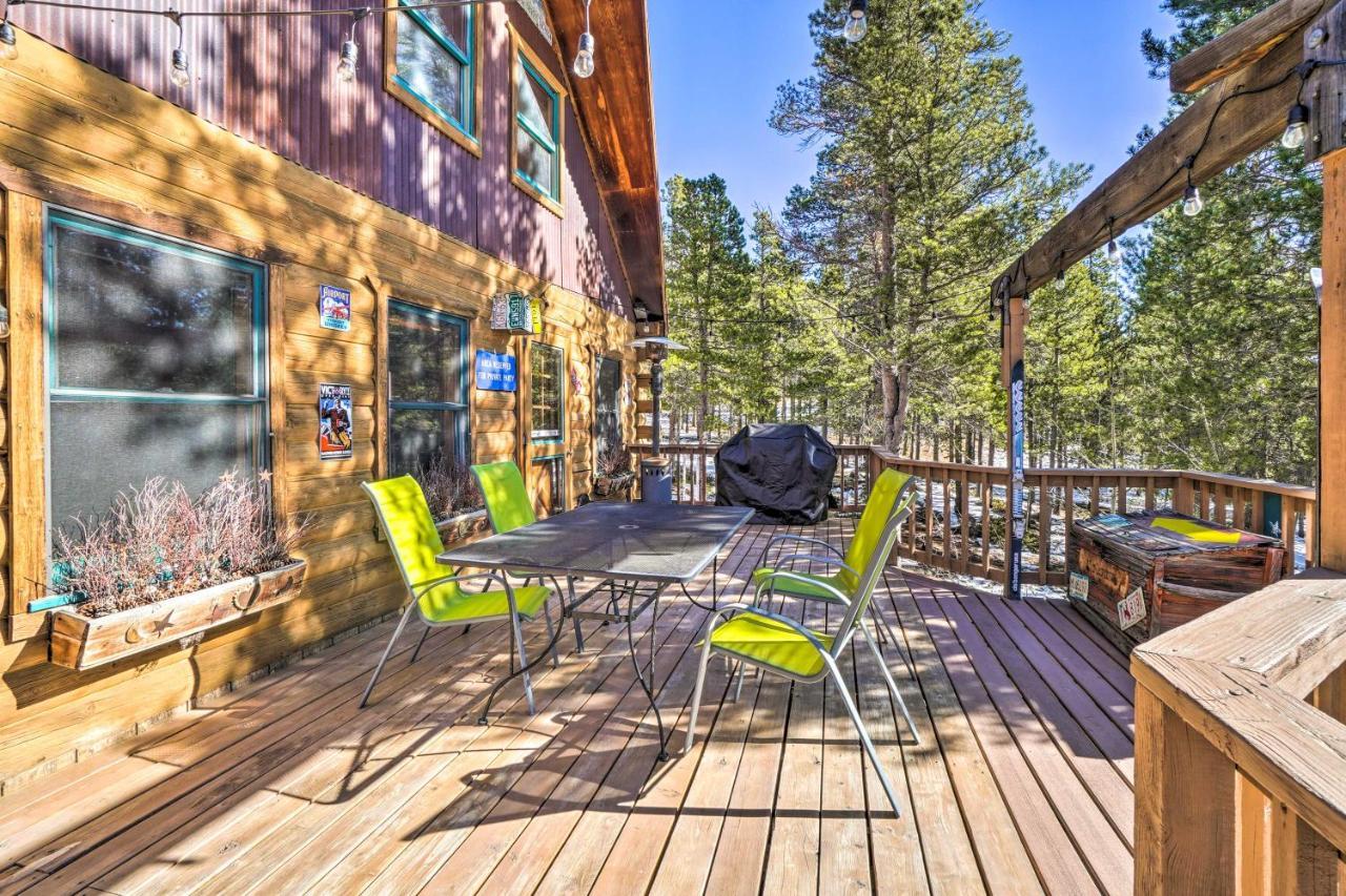 Secluded Black Hawk Log Cabin With Fire Pit! Zewnętrze zdjęcie
