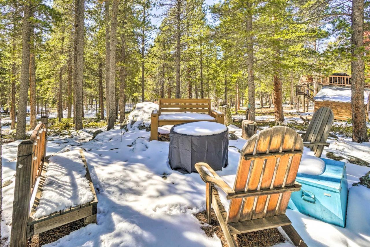Secluded Black Hawk Log Cabin With Fire Pit! Zewnętrze zdjęcie